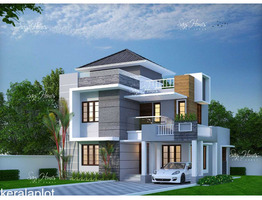 10 Cent cents land with 4 BHK LUxury Villa for sale near Kuruppanthara  junction,kottayaM DIstrict