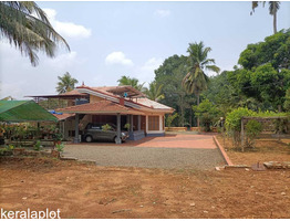 76 cents land with 2,500 sq.ft. fully furnished House  for sale in Pambady town in Kottayam,