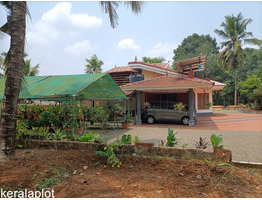 76 cents land with 2,500 sq.ft. fully furnished House  for sale in Pambady town in Kottayam,