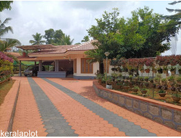 76 cents land with 2,500 sq.ft. fully furnished House  for sale in Pambady town in Kottayam,