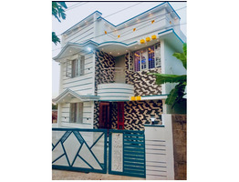 3.700 cent land with 1510 sqft house for sale a near Thaivila junction,Thiruvananthapuram