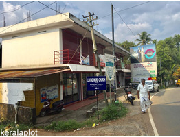 35 cents Land with 3450 Sqft commercial building  for sale in Muthalakodam, Thodupuzha