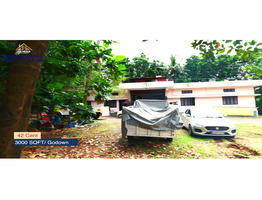 42 cent land with 3200 Sqft Godown For Sale