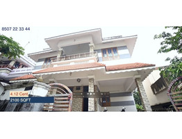 4.125 cent land with 2100 Sqft house for sale