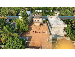 5.6 cent land for sale near  Kannanaloor  junction