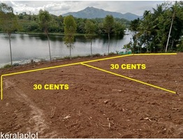 30 Cent Water Frontage Property for Sale at Karapuzha Dam,Nellarchal