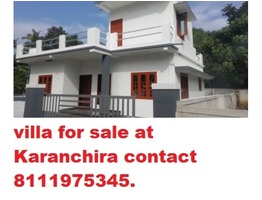 VILLA FOR SALE AT KARANCHIRA  NEAR BISHOP ALLAPAT MISSION HOSPITAL