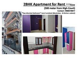 Two Bedroom Flat for rent Banerjee Road,  near High Court