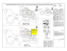 10.5 cents land with 2700 Sqft Building(Under Construction) for sale near Paravoor kavala  junction